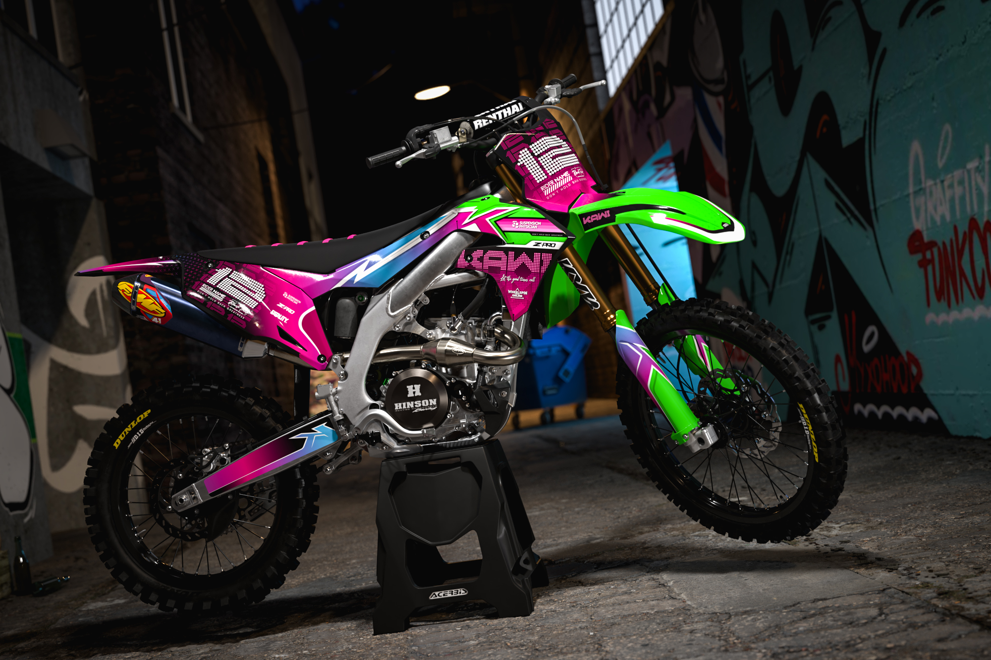 Kawasaki Saturday Night Fever Promo Garage – Kp12graphix